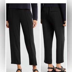 NEW Vince Mid Rise Pull-on Tapered 26” Black Size Small